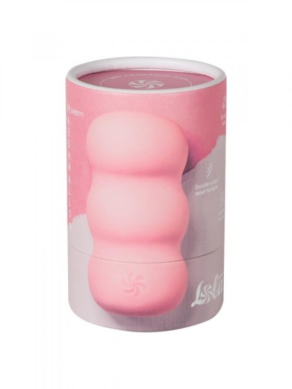 Lola Games Marshmallow Sweety - mini masturbator z reliefem, różowy