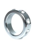 Pierścień-Metal Cock Ring with Cristal Diamonds Small B - Series HeavyFun Pierścień-Metal Cock Ring with Cristal Diamonds Small B - Series HeavyFun