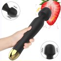 Stymulator-Silicone Massager Black USB 6 Vibration B - Series Fox Stymulator-Silicone Massager Black USB 6 Vibration B - Series Fox