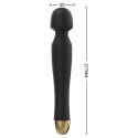 Stymulator-Silicone Massager Black USB 6 Vibration B - Series Fox Stymulator-Silicone Massager Black USB 6 Vibration B - Series Fox
