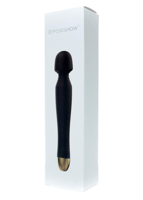 Stymulator-Silicone Massager Black USB 6 Vibration B - Series Fox Stymulator-Silicone Massager Black USB 6 Vibration B - Series Fox
