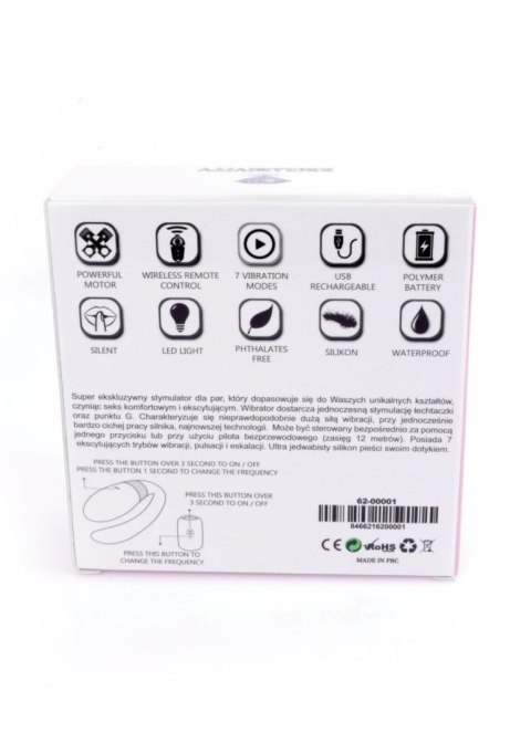 Stymulator-V-Vibe Pink USB 7 Function / Remote Control B - Series Smart Stymulator-V-Vibe Pink USB 7 Function / Remote Control B - Series Smart