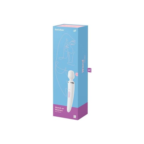 Wibrator - Satisfyer Wand-er Woman (White/Chrome) Satisfyer Wibrator - Satisfyer Wand-er Woman (White/Chrome) Satisfyer