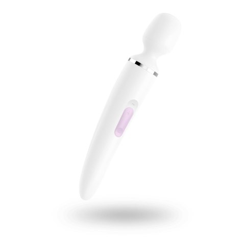 Wibrator - Satisfyer Wand-er Woman (White/Chrome) Satisfyer Wibrator - Satisfyer Wand-er Woman (White/Chrome) Satisfyer
