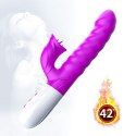 Wibrator-Silicon, Vibrator 7 Function and Heating Mode, PURPLE B - Series Fox Wibrator-Silicon, Vibrator 7 Function and Heating Mode, PURPLE B - Series Fox