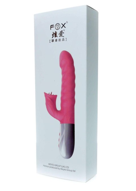 Wibrator-Silicon, Vibrator 7 Function and Heating Mode, PURPLE B - Series Fox Wibrator-Silicon, Vibrator 7 Function and Heating Mode, PURPLE B - Series Fox