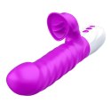 Wibrator-Silicon, Vibrator 7 Function and Heating Mode, PURPLE B - Series Fox Wibrator-Silicon, Vibrator 7 Function and Heating Mode, PURPLE B - Series Fox