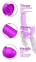 Wibrator-Silicon, Vibrator 7 Function and Heating Mode, PURPLE B - Series Fox Wibrator-Silicon, Vibrator 7 Function and Heating Mode, PURPLE B - Series Fox