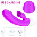 Wibrator-Silicon, Vibrator 7 Function and Heating Mode, Purple B - Series Fox Wibrator-Silicon, Vibrator 7 Function and Heating Mode, Purple B - Series Fox