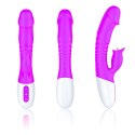 Wibrator-Silicon, Vibrator 7 Function and Heating Mode, Purple B - Series Fox Wibrator-Silicon, Vibrator 7 Function and Heating Mode, Purple B - Series Fox
