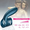 Wibrator-Silicone Ring Blue USB 7 Function B - Series Fox Wibrator-Silicone Ring Blue USB 7 Function B - Series Fox