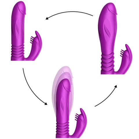 Wibrator-Silicone Vibrator USB 10 Function + Expander and Thrusting Function B - Series Fox Wibrator-Silicone Vibrator USB 10 Function + Expander and Thrusting Function B - Series Fox
