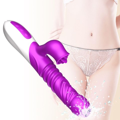 Wibrator-Silicone Vibrator USB 10 Function and Thrusting Function / Heating B - Series Fox Wibrator-Silicone Vibrator USB 10 Function and Thrusting Function / Heating B - Series Fox