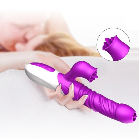 Wibrator-Silicone Vibrator USB 10 Function and Thrusting Function / Heating B - Series Fox Wibrator-Silicone Vibrator USB 10 Function and Thrusting Function / Heating B - Series Fox