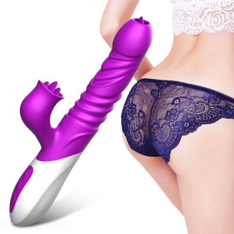 Wibrator-Silicone Vibrator USB 10 Function and Thrusting Function / Heating B - Series Fox Wibrator-Silicone Vibrator USB 10 Function and Thrusting Function / Heating B - Series Fox