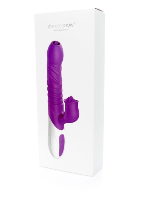 Wibrator-Silicone Vibrator USB 10 Function and Thrusting Function / Heating B - Series Fox Wibrator-Silicone Vibrator USB 10 Function and Thrusting Function / Heating B - Series Fox