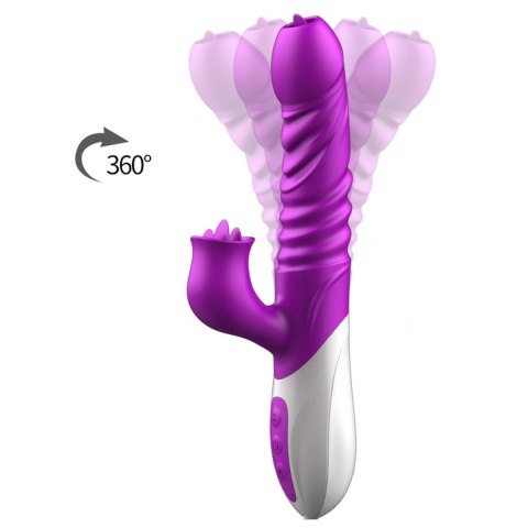 Wibrator-Silicone Vibrator USB 10 Function and Thrusting Function / Heating B - Series Fox Wibrator-Silicone Vibrator USB 10 Function and Thrusting Function / Heating B - Series Fox