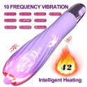 Wibrator-Silicone Vibrator USB, 10 vibration modes, Heating B - Series Fox Wibrator-Silicone Vibrator USB, 10 vibration modes, Heating B - Series Fox