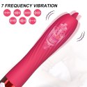 Wibrator-Silicone Vibrator USB, 10 vibration modes, Heating B - Series Fox Wibrator-Silicone Vibrator USB, 10 vibration modes, Heating B - Series Fox