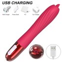 Wibrator-Silicone Vibrator USB, 10 vibration modes, Heating B - Series Fox Wibrator-Silicone Vibrator USB, 10 vibration modes, Heating B - Series Fox