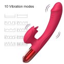Wibrator-Silicone Vibrator USB, 10 vibration modes, Heating B - Series Fox Wibrator-Silicone Vibrator USB, 10 vibration modes, Heating B - Series Fox