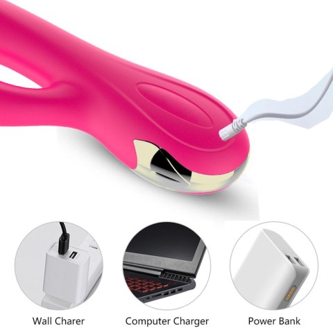 Wibrator-Silicone Vibrator USB 7 Function + Booster / Heating B - Series Fox Wibrator-Silicone Vibrator USB 7 Function + Booster / Heating B - Series Fox