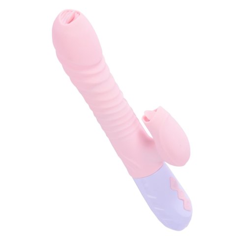 Wibrator-Silicone Vibrator USB 7 Function and Thrusting Function / Heating, pink B - Series Fox Wibrator-Silicone Vibrator USB 7 Function and Thrusting Function / Heating, pink B - Series Fox
