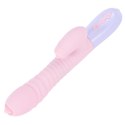 Wibrator-Silicone Vibrator USB 7 Function and Thrusting Function / Heating, pink B - Series Fox Wibrator-Silicone Vibrator USB 7 Function and Thrusting Function / Heating, pink B - Series Fox