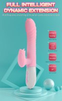 Wibrator-Silicone Vibrator USB 7 Function and Thrusting Function / Heating, pink B - Series Fox Wibrator-Silicone Vibrator USB 7 Function and Thrusting Function / Heating, pink B - Series Fox