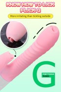 Wibrator-Silicone Vibrator USB 7 Function and Thrusting Function / Heating, pink B - Series Fox Wibrator-Silicone Vibrator USB 7 Function and Thrusting Function / Heating, pink B - Series Fox