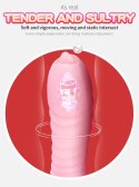 Wibrator-Silicone Vibrator USB 7 Function and Thrusting Function / Heating, pink B - Series Fox Wibrator-Silicone Vibrator USB 7 Function and Thrusting Function / Heating, pink B - Series Fox