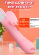 Wibrator-Silicone Vibrator USB 7 Function and Thrusting Function / Heating, pink B - Series Fox Wibrator-Silicone Vibrator USB 7 Function and Thrusting Function / Heating, pink B - Series Fox