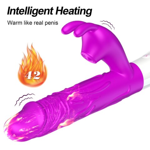 Wibrator-Silicone, Vibrator USB, 7 vibration modes, Heating B - Series Fox Wibrator-Silicone, Vibrator USB, 7 vibration modes, Heating B - Series Fox