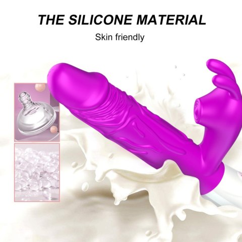 Wibrator-Silicone, Vibrator USB, 7 vibration modes, Heating B - Series Fox Wibrator-Silicone, Vibrator USB, 7 vibration modes, Heating B - Series Fox