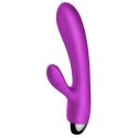 Wibrator-Silicone Vibrator and Pulsator Purple USB 7+7 Function / Heating B - Series Fox Wibrator-Silicone Vibrator and Pulsator Purple USB 7+7 Function / Heating B - Series Fox