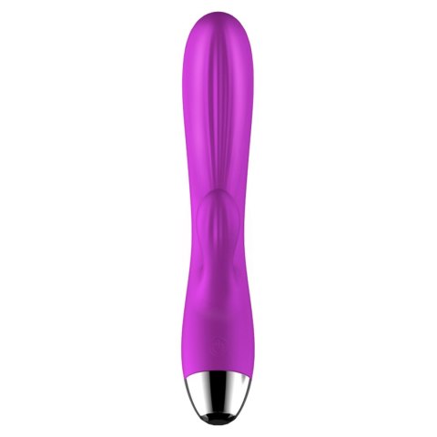 Wibrator-Silicone Vibrator and Pulsator Purple USB 7+7 Function / Heating B - Series Fox Wibrator-Silicone Vibrator and Pulsator Purple USB 7+7 Function / Heating B - Series Fox