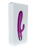 Wibrator-Silicone Vibrator and Pulsator Purple USB 7+7 Function / Heating B - Series Fox Wibrator-Silicone Vibrator and Pulsator Purple USB 7+7 Function / Heating B - Series Fox