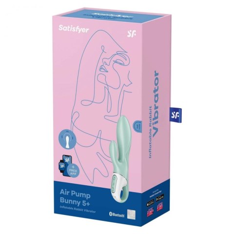 Air Pump Bunny 5 Connect App mint Satisfyer Air Pump Bunny 5 Connect App mint Satisfyer