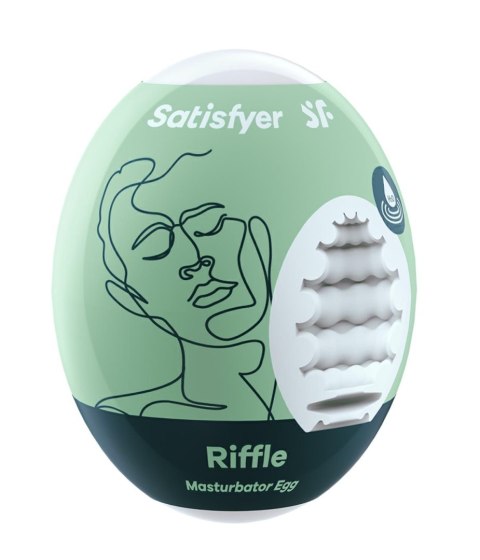 Masturbator Egg Single (Riffle) Satisfyer Masturbator Egg Single (Riffle) Satisfyer