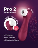 Pro 2 Generation 3with Liquid Air Technology, Vibration and Bluetooth/App wine red Satisfyer Pro 2 Generation 3with Liquid Air Technology, Vibration and Bluetooth/App wine red Satisfyer
