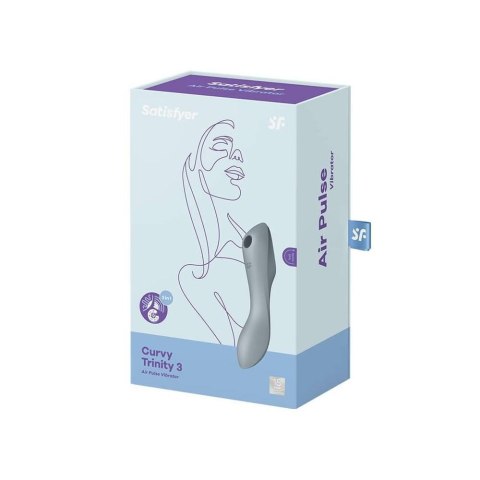 Vibrator - Curvy Trinity 3 (Blue Grey) Satisfyer Vibrator - Curvy Trinity 3 (Blue Grey) Satisfyer