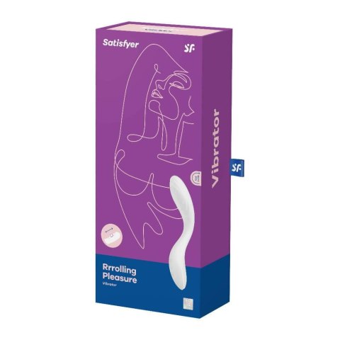Wibrator-Rrrolling Pleasure (White) Satisfyer Wibrator-Rrrolling Pleasure (White) Satisfyer
