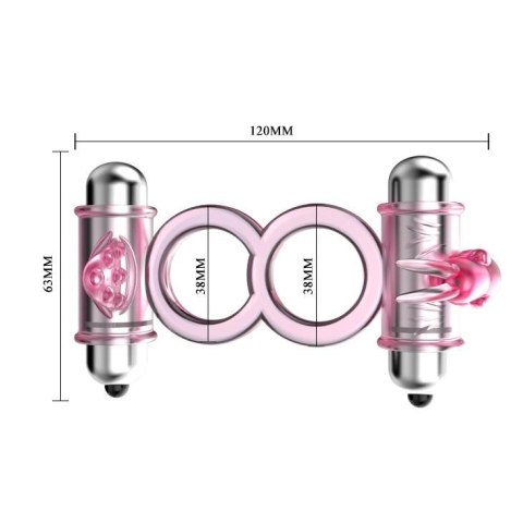 BAILE - BUNNY SNUGGLES COCK CLIT RING, 10 vibration functions Baile BAILE - BUNNY SNUGGLES COCK CLIT RING, 10 vibration functions Baile