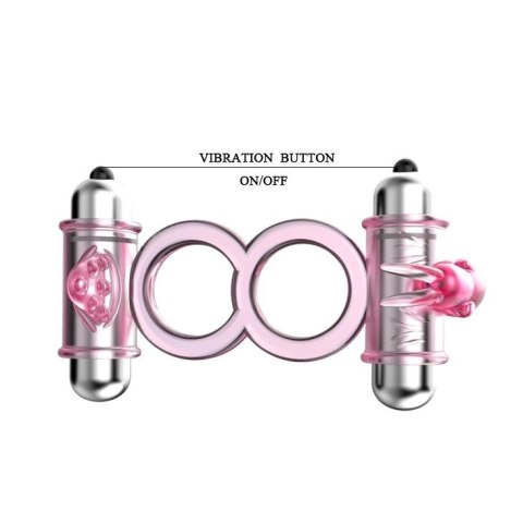 BAILE - BUNNY SNUGGLES COCK CLIT RING, 10 vibration functions Baile BAILE - BUNNY SNUGGLES COCK CLIT RING, 10 vibration functions Baile