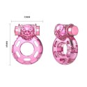 BAILE - Vibrating Cock Ring Bear Pink Baile BAILE - Vibrating Cock Ring Bear Pink Baile