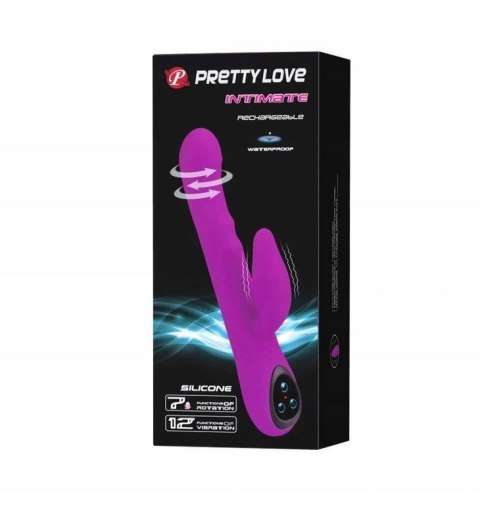 PRETTY LOVE -INTIMATE ,Silikonowy Wibrator z Ruchem Rotacyjnym Pretty Love PRETTY LOVE -INTIMATE ,Silikonowy Wibrator z Ruchem Rotacyjnym Pretty Love