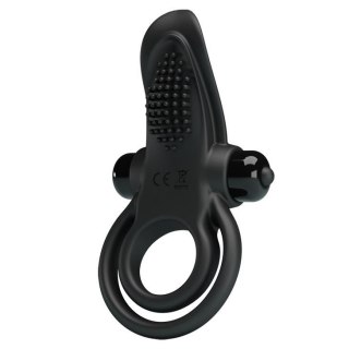 PRETTY LOVE - VIBRANT PENIS RING Black- 10 function vibrations Pretty Love