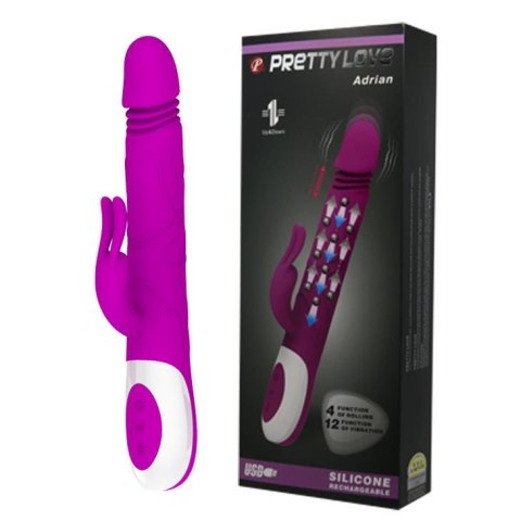 PRETTY LOVE - ADRIAN USB 4 rot; 12 vibration Pretty Love PRETTY LOVE - ADRIAN USB 4 rot; 12 vibration Pretty Love