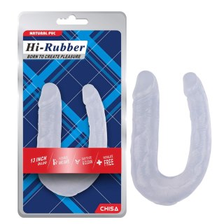 13 Inch Dildo-Clear Hi-Rubber