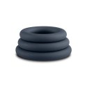 3-Piece Cock Ring Set - Grey Boners 3-Piece Cock Ring Set - Grey Boners
